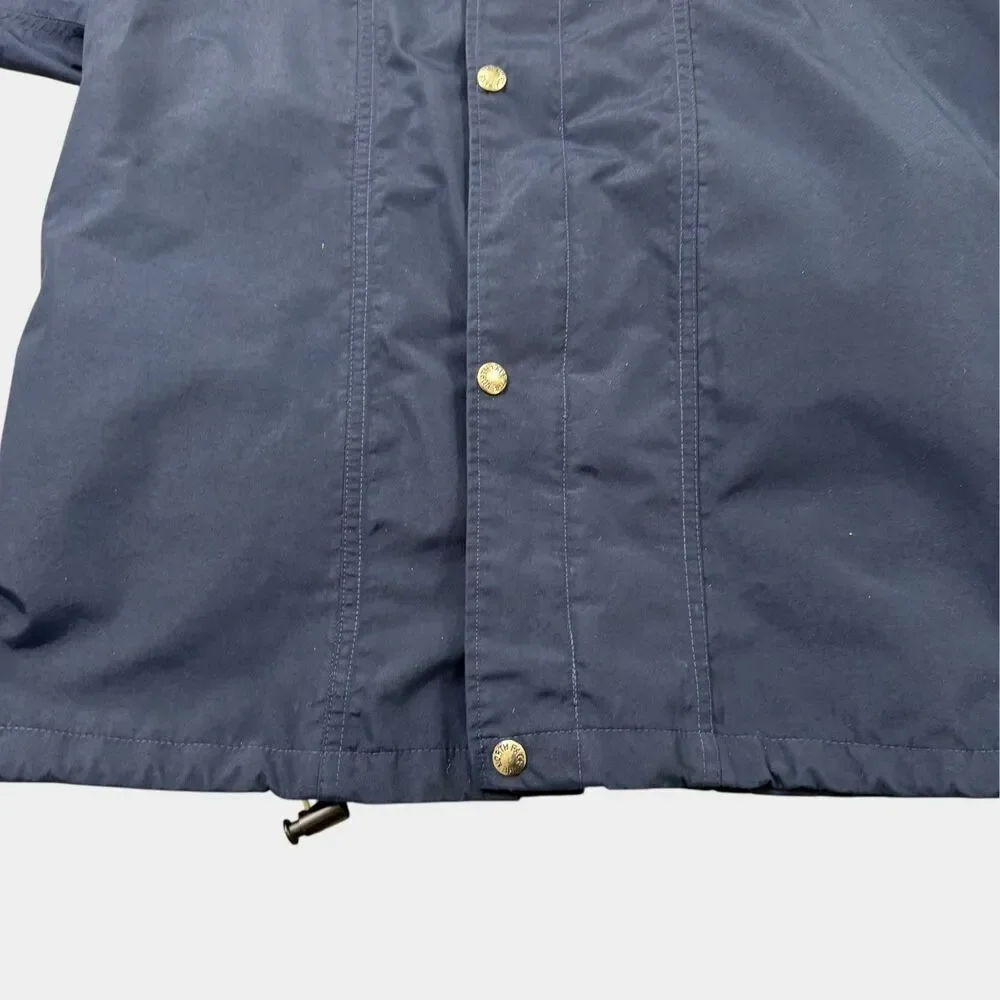 Vtg North Face Brown Label Gore-Tex Mountain Parka Jacket USA Made Blue Mens M